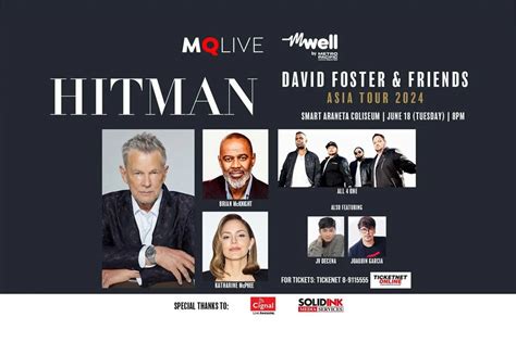Tickets for David Foster & Friends Asia Tour in Manila now available.
